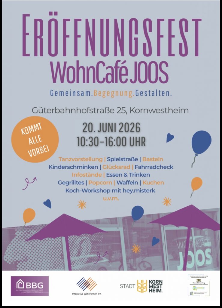 Das WohnCafé Joos öffnet seine Türen!